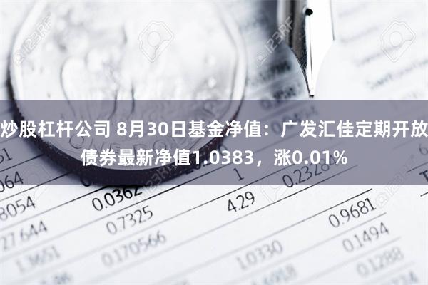 炒股杠杆公司 8月30日基金净值：广发汇佳定期开放债券最新净值1.0383，涨0.01%